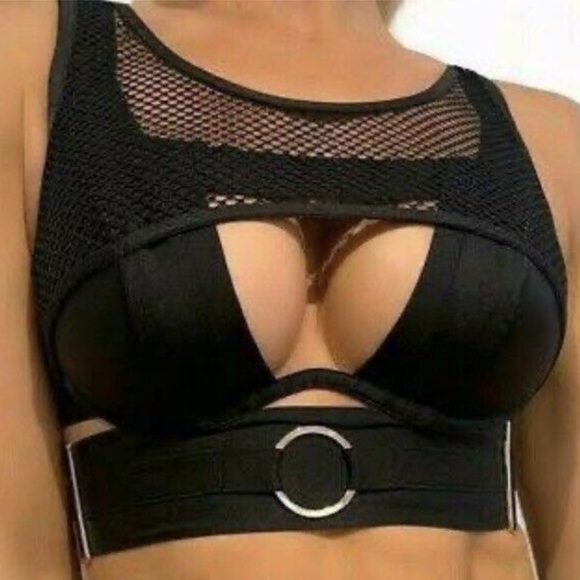 ♡BNWT ICONIC HB™ ☆Axl☆ BLACK MUST-HAVE 2-Piece SET♡ Size 32DD/32E Bra♡ XS Brief♡ - Picture 6 of 11